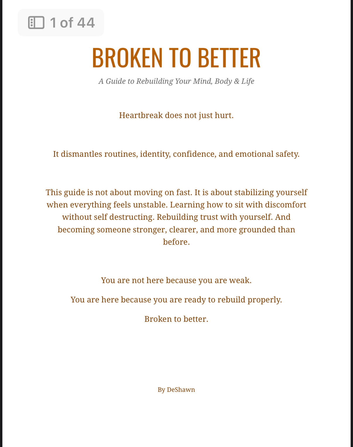 Broken to Better: The 21-Day Reset After Heartbreak