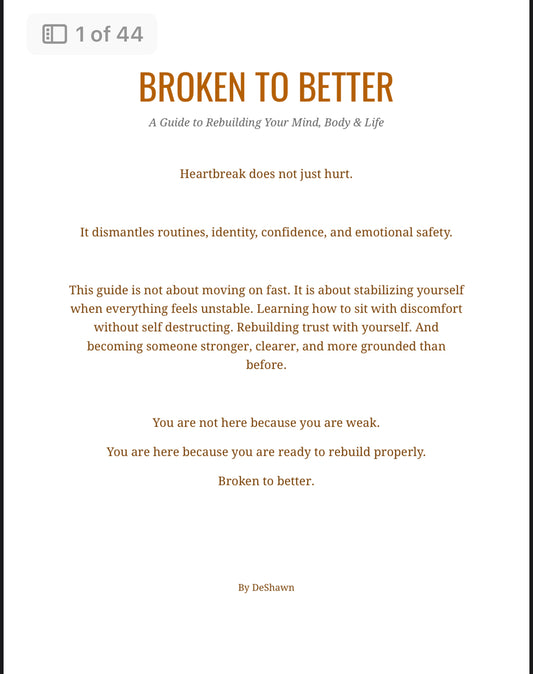 Broken to Better: The 21-Day Reset After Heartbreak